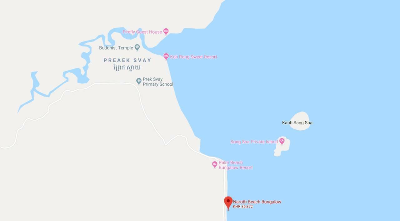 Prek Svay Village Naroth Beach Bungalow מראה חיצוני תמונה